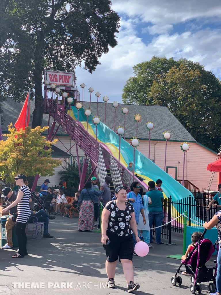 Big Pink Slide at Oaks Park