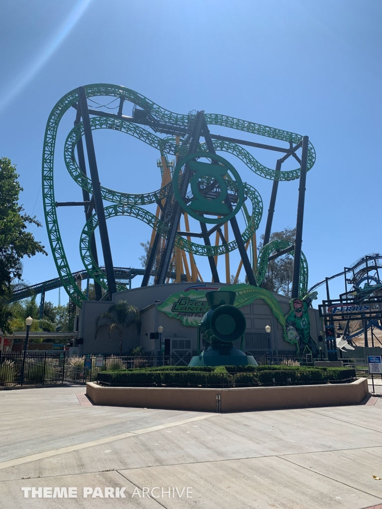 Green Lantern: First Flight at Six Flags Magic Mountain