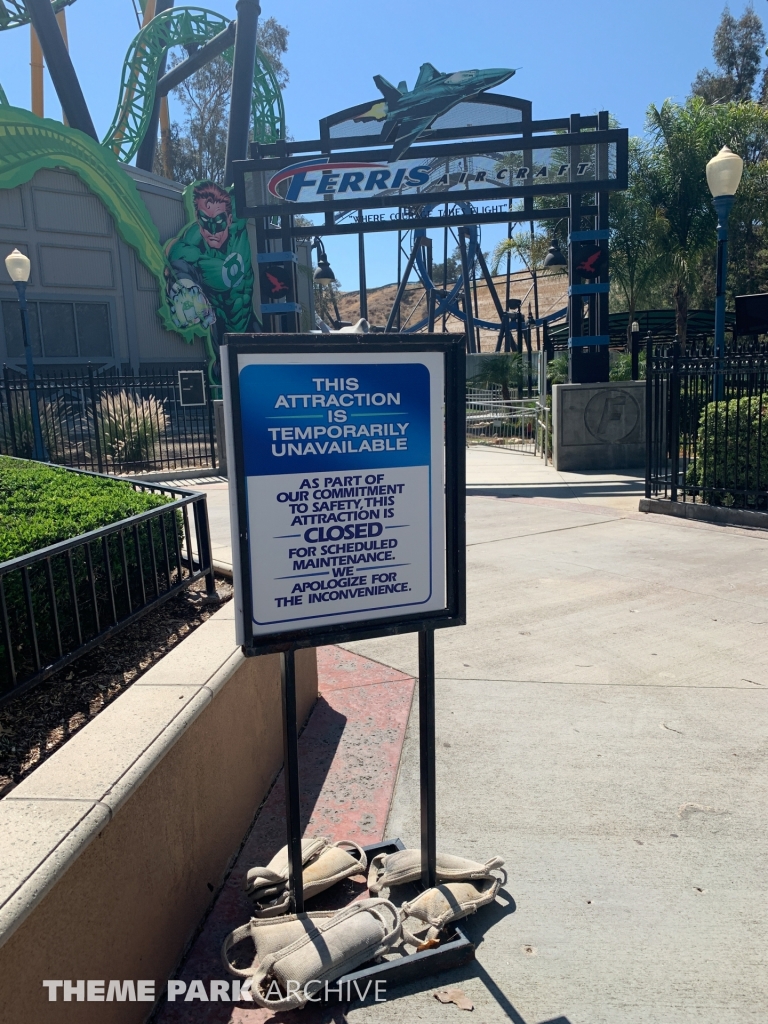 Green Lantern: First Flight at Six Flags Magic Mountain