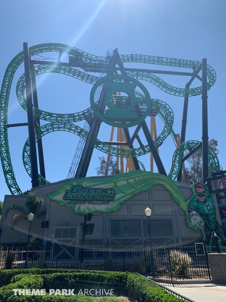 Green Lantern: First Flight at Six Flags Magic Mountain