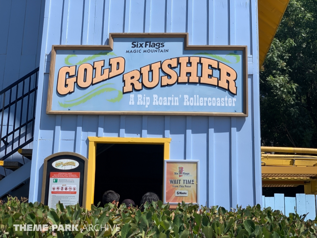 Gold Rusher at Six Flags Magic Mountain