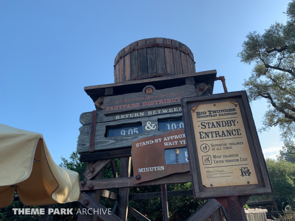 Big Thunder Mountain Railroad at Disneyland