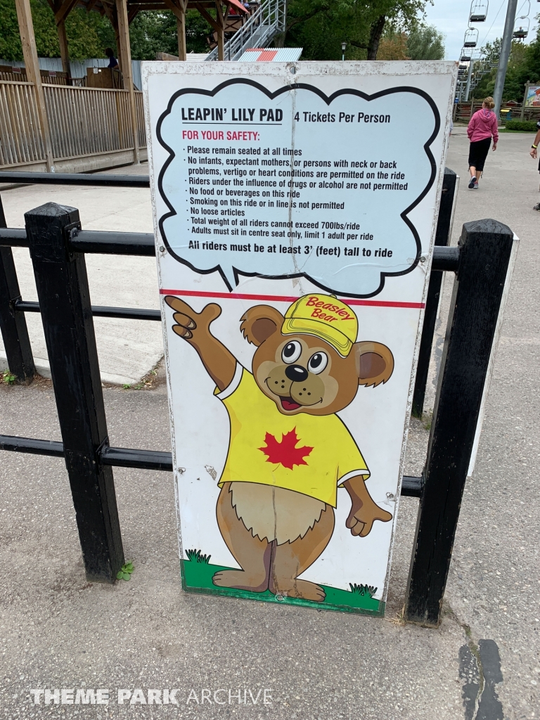 Leapin' Lily Pad at Centreville Amusement Park