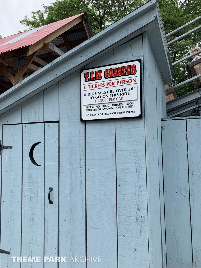 Toronto Island Mine Coaster at Centreville Amusement Park