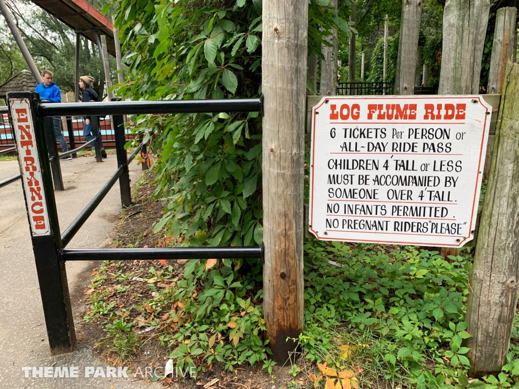 Log Flume Ride at Centreville Amusement Park