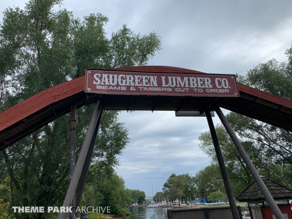 Log Flume Ride at Centreville Amusement Park