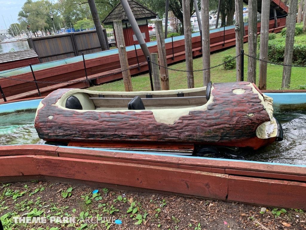 Log Flume Ride at Centreville Amusement Park