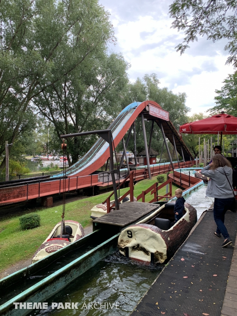 Log Flume Ride at Centreville Amusement Park
