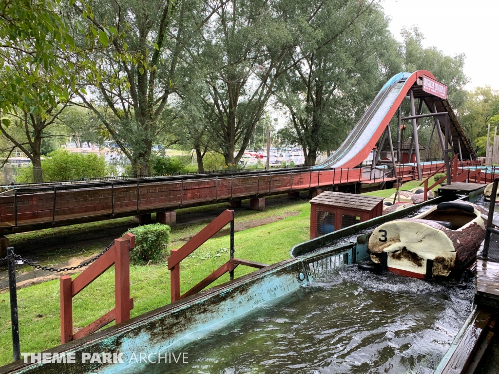Log Flume Ride at Centreville Amusement Park