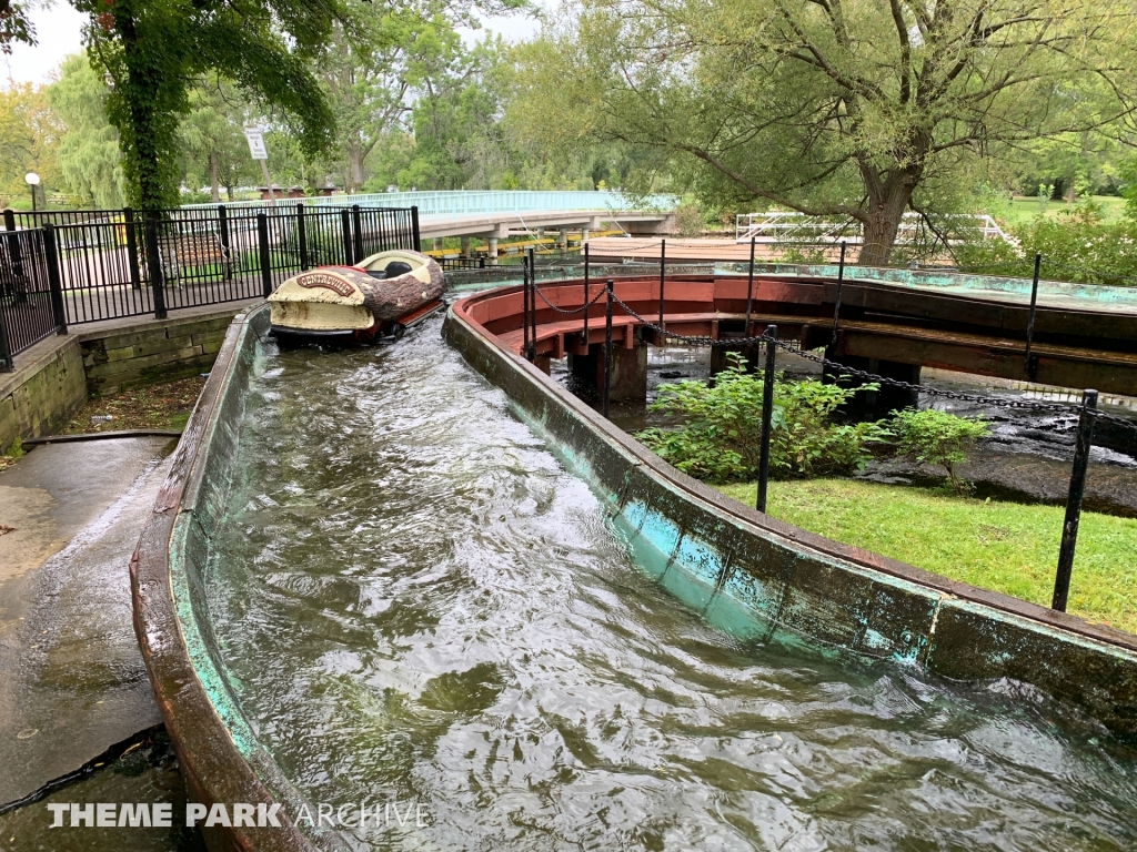 Log Flume Ride at Centreville Amusement Park