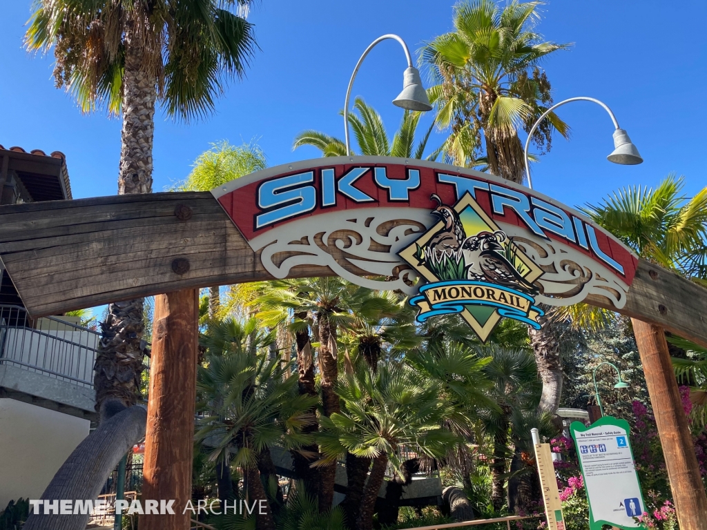 Sky Trail Monorail at Gilroy Gardens