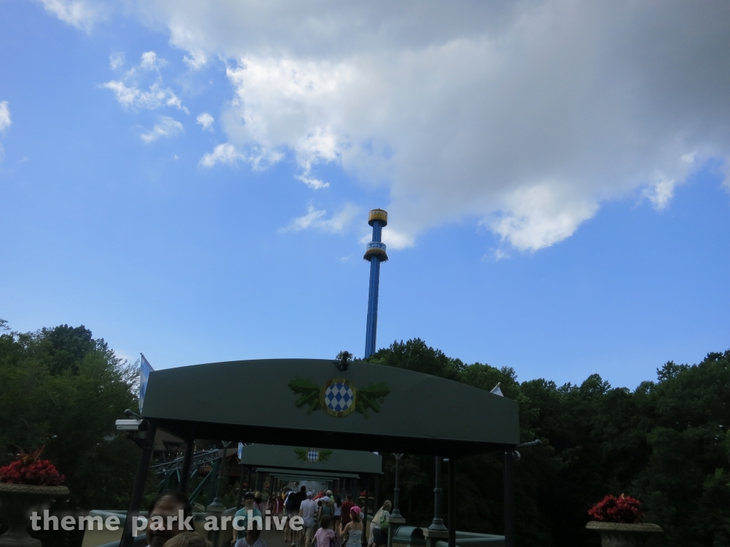 Mach Tower at Busch Gardens Williamsburg