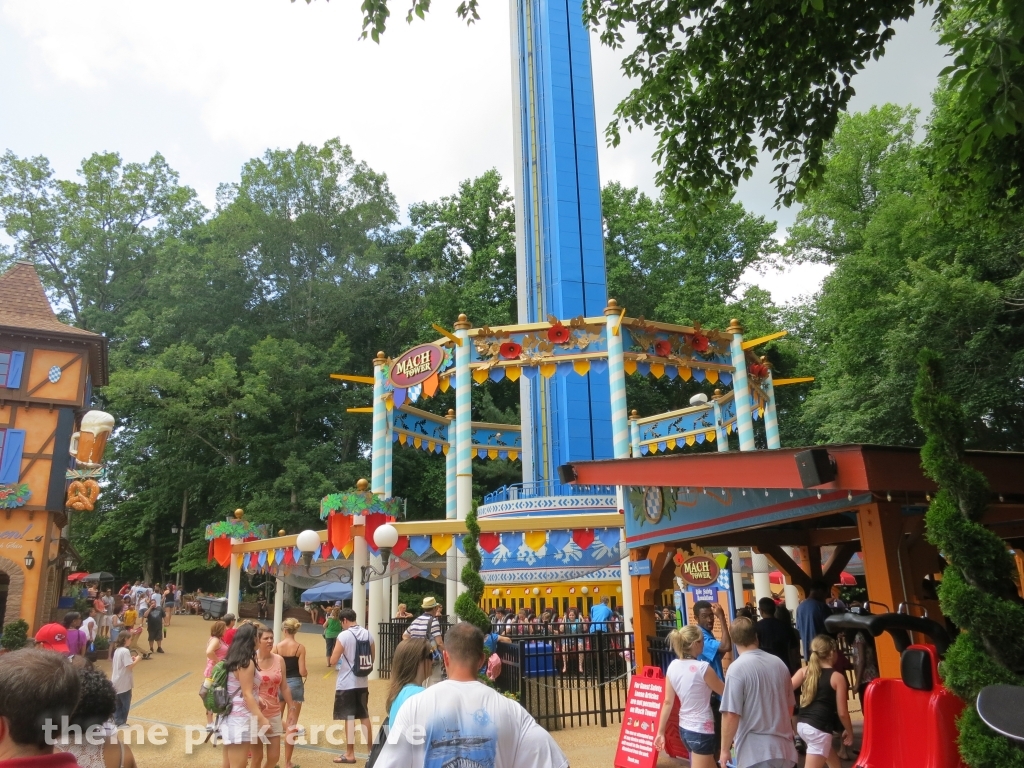 Mach Tower at Busch Gardens Williamsburg