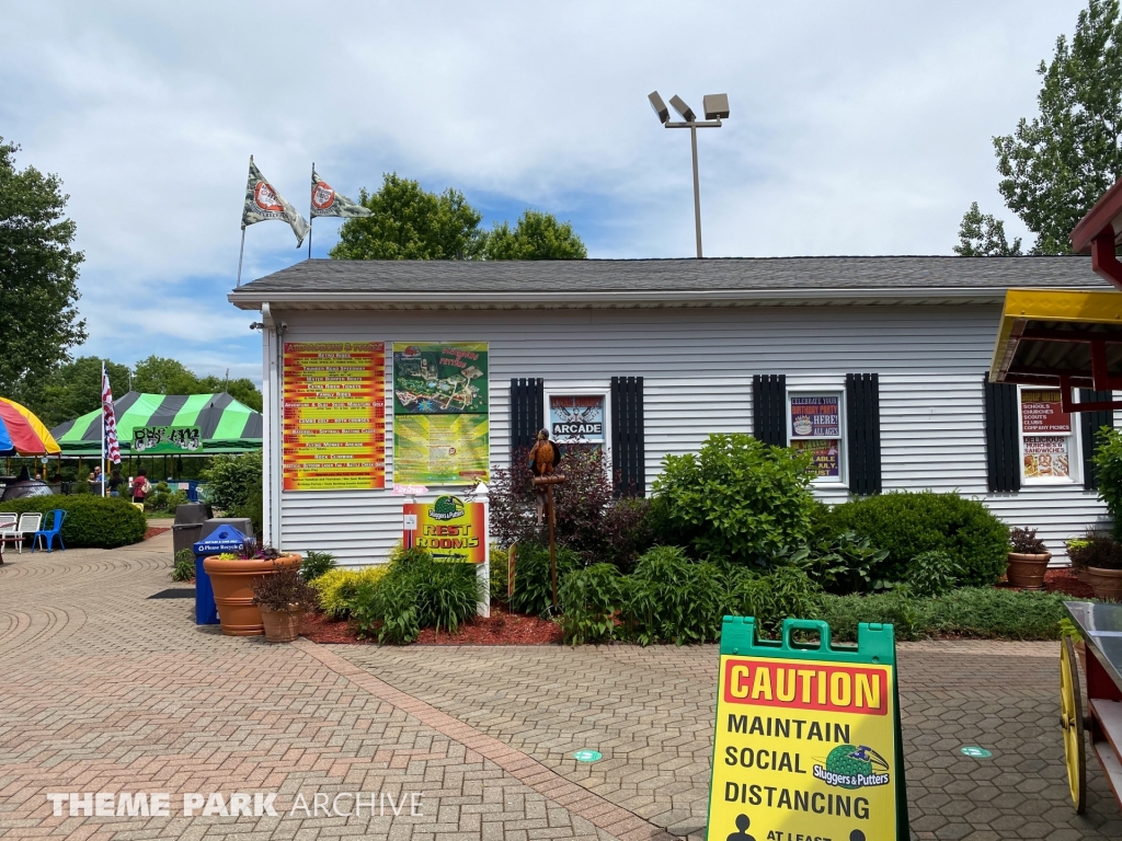 Flying Monkey Arcade at Sluggers & Putters Amusement Park