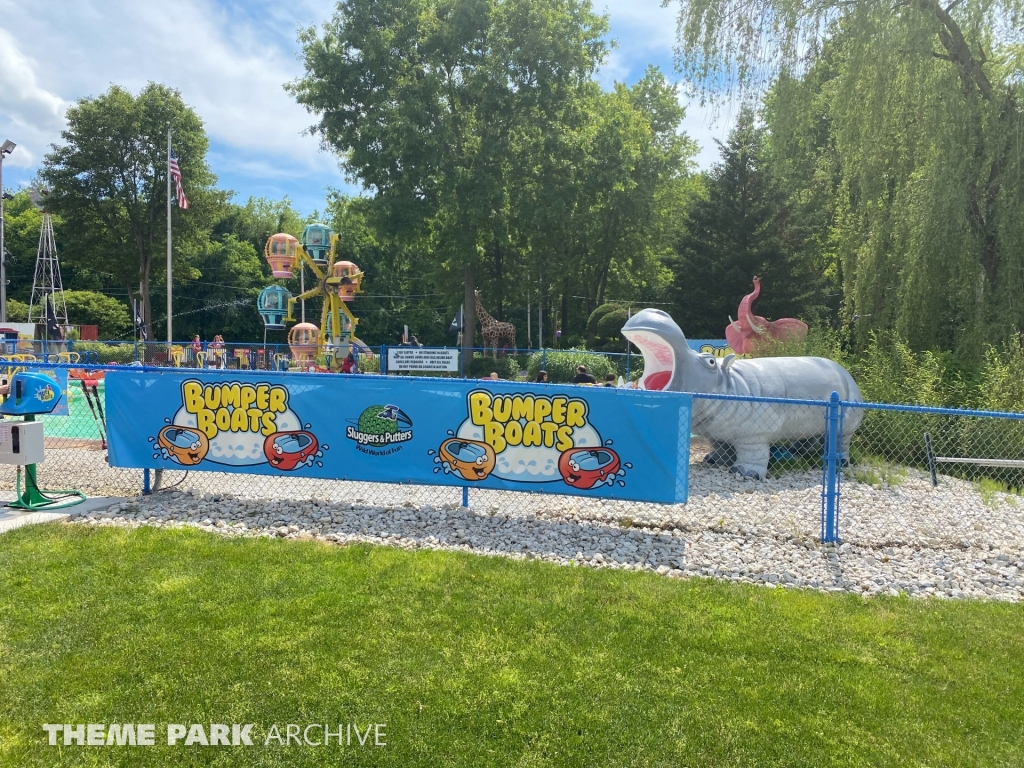 Bumper Boats at Sluggers & Putters Amusement Park