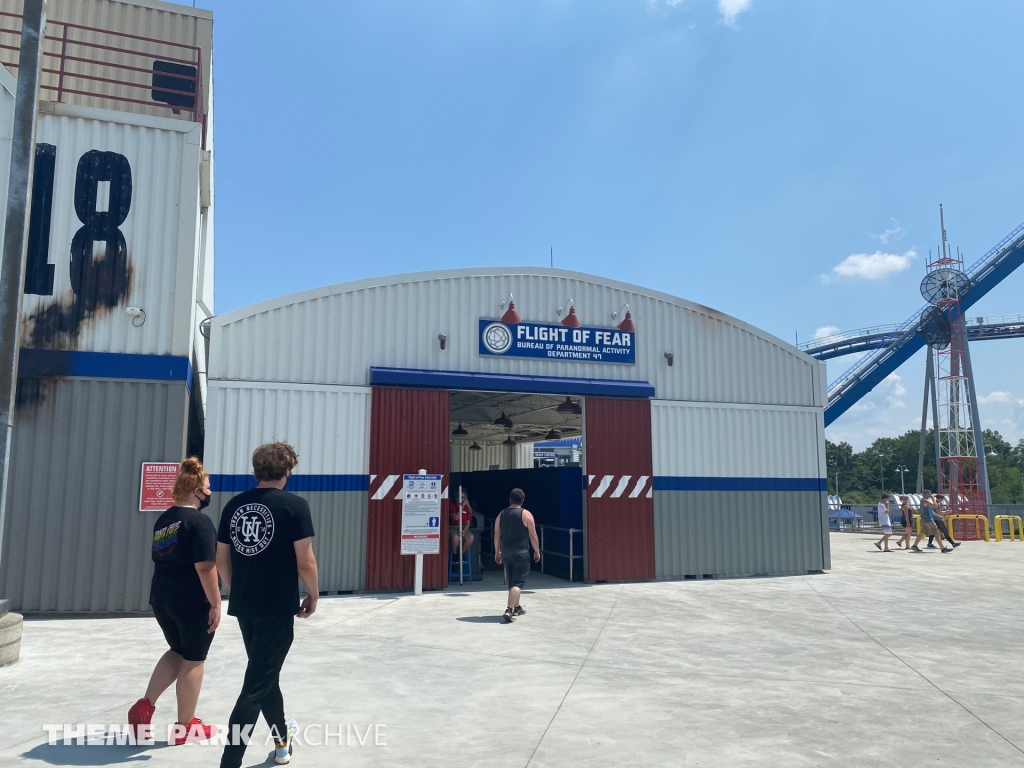 Flight of Fear at Kings Island