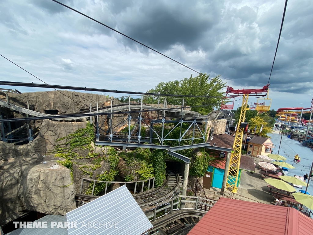Lost Coaster of Superstition Mountain at Indiana Beach