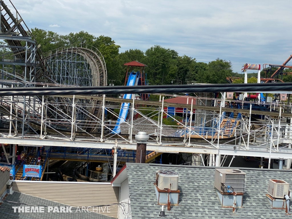 Rocky's Rapids Log Flume at Indiana Beach