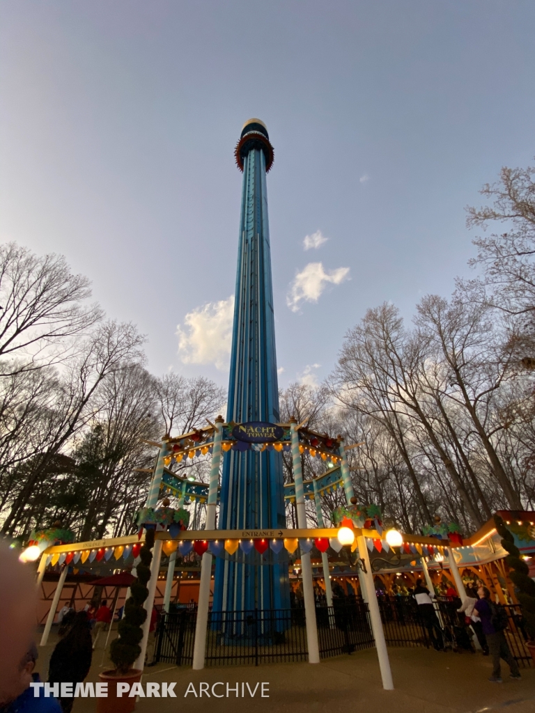 Mach Tower at Busch Gardens Williamsburg