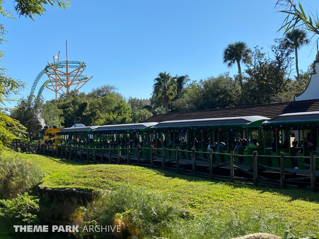 Train at Busch Gardens Tampa
