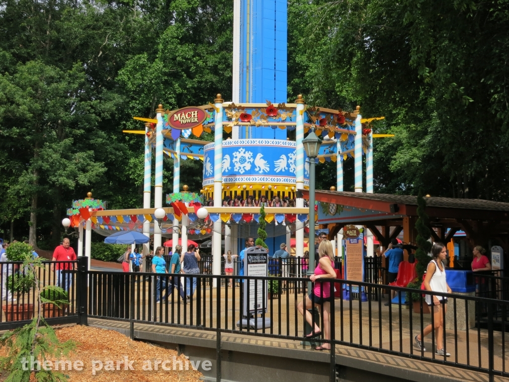 Mach Tower at Busch Gardens Williamsburg