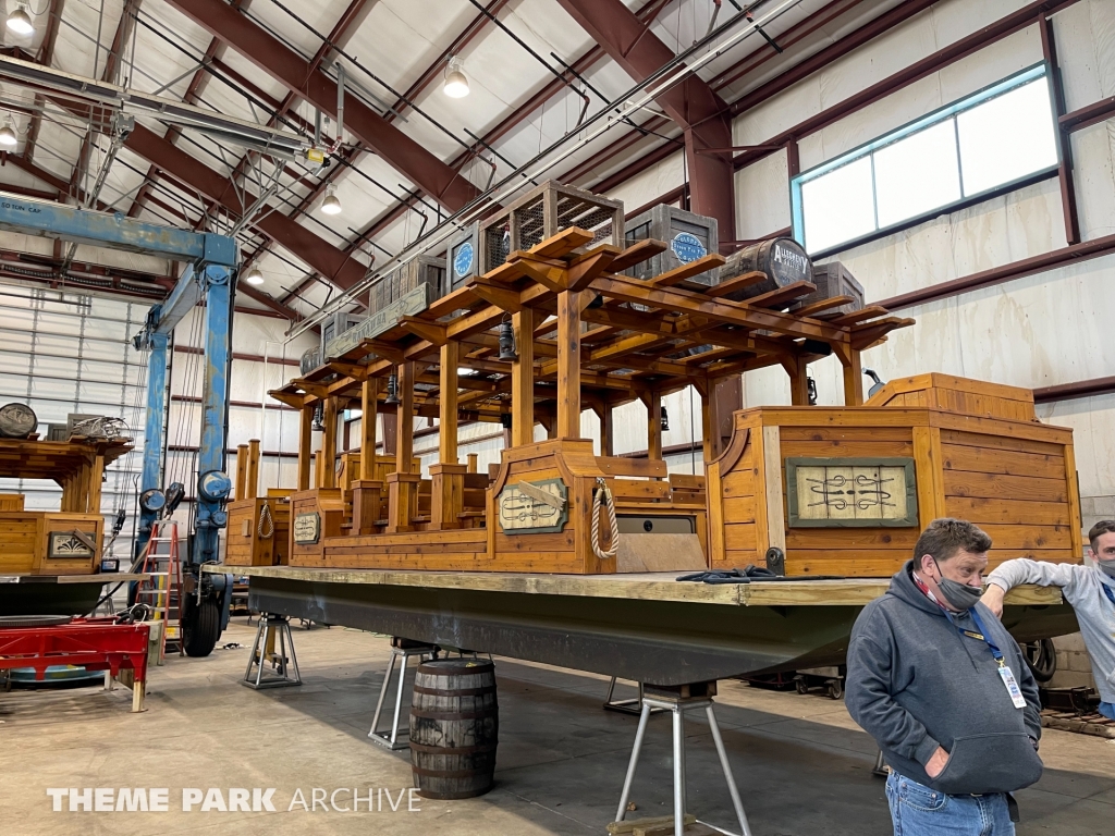 Maintenance Building on the Lake at Cedar Point