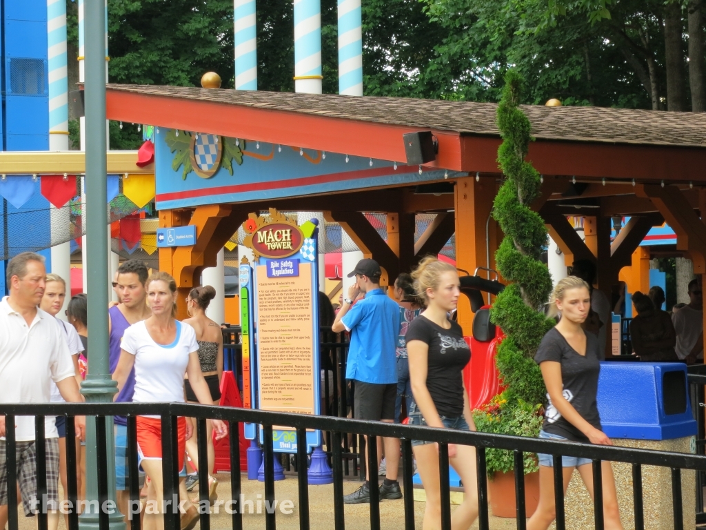 Mach Tower at Busch Gardens Williamsburg