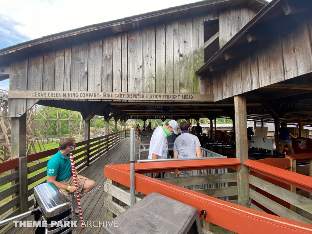 Cedar Creek Mine Ride at Cedar Point