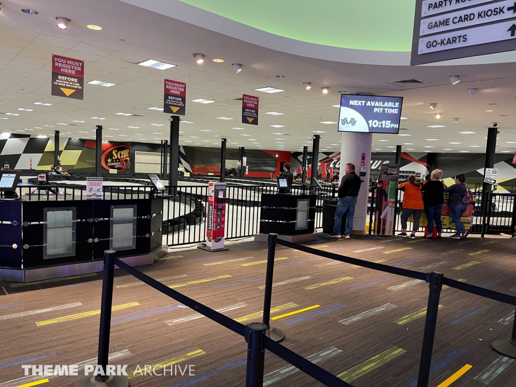 Indoor Go Karts at Scene75 Entertainment Center Dayton