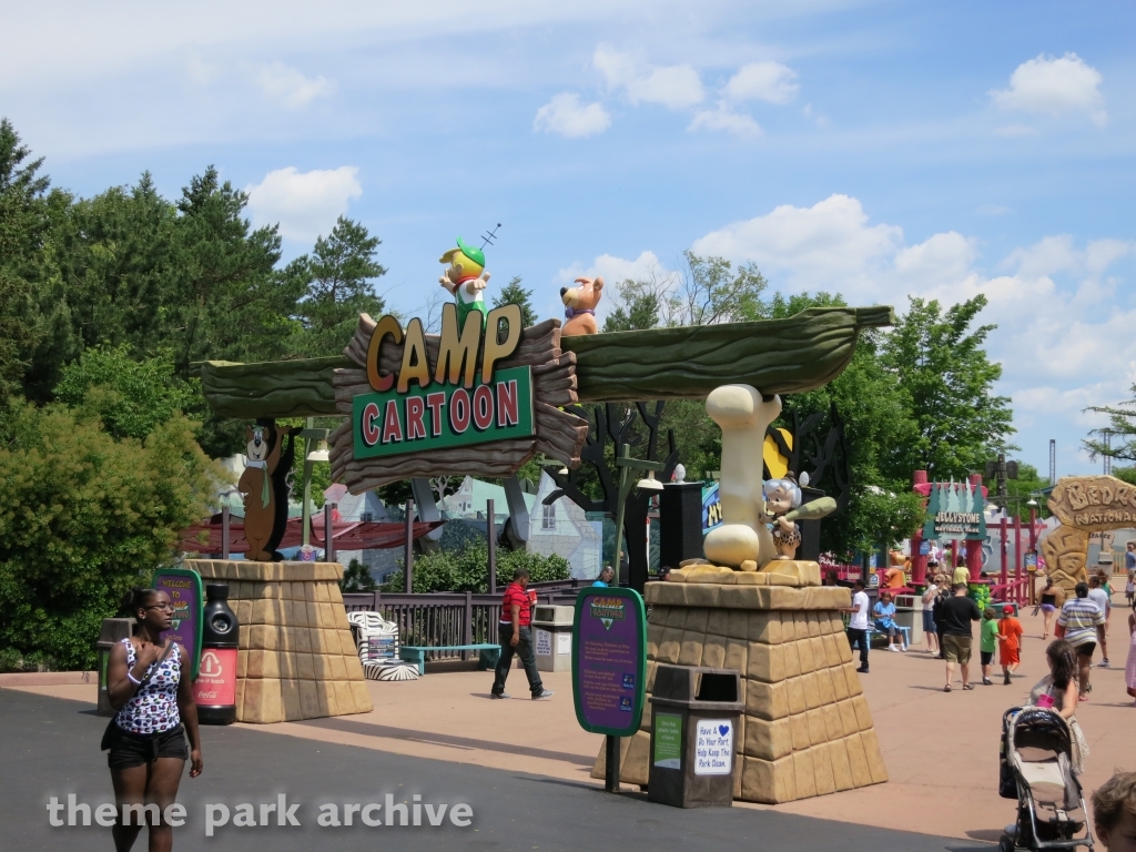 Camp Cartoon at Six Flags Great America