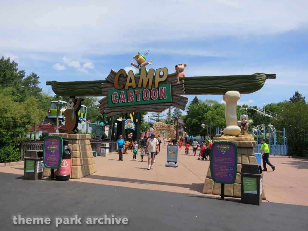Camp Cartoon at Six Flags Great America