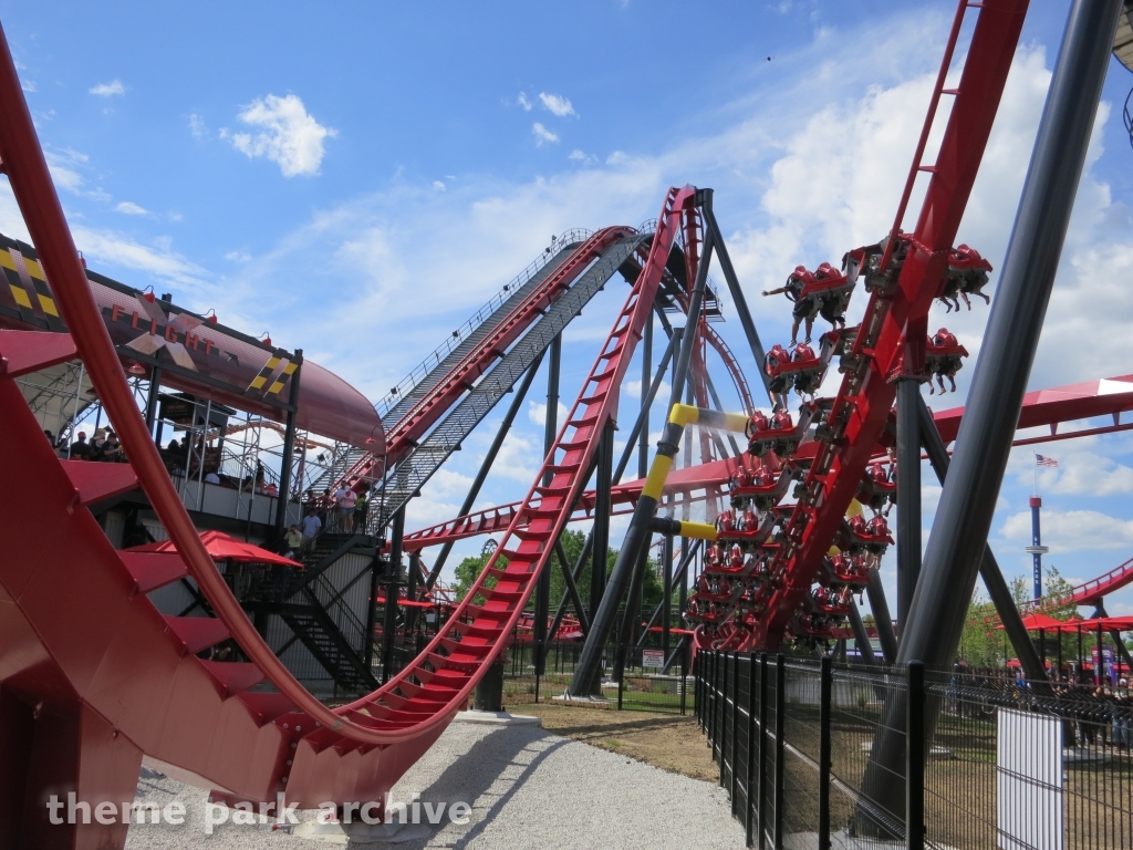 X Flight at Six Flags Great America