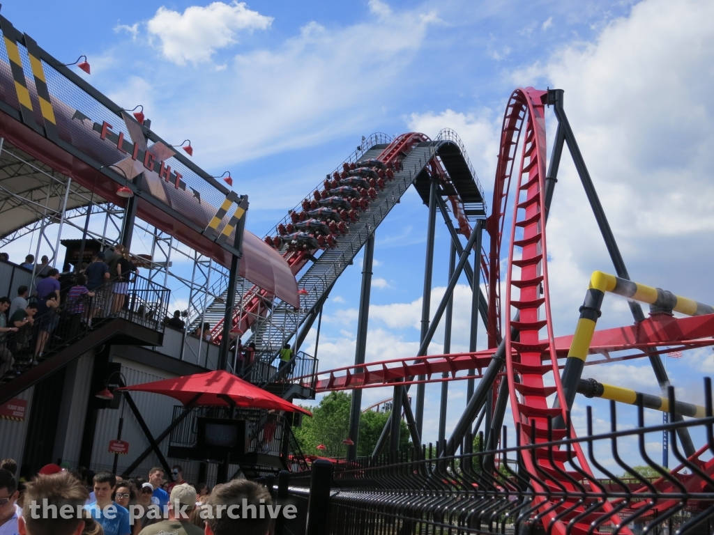 X Flight at Six Flags Great America