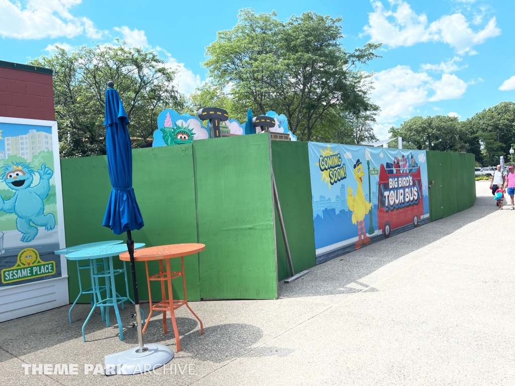 Big Bird's Tour Bus at Sesame Place Philadelphia