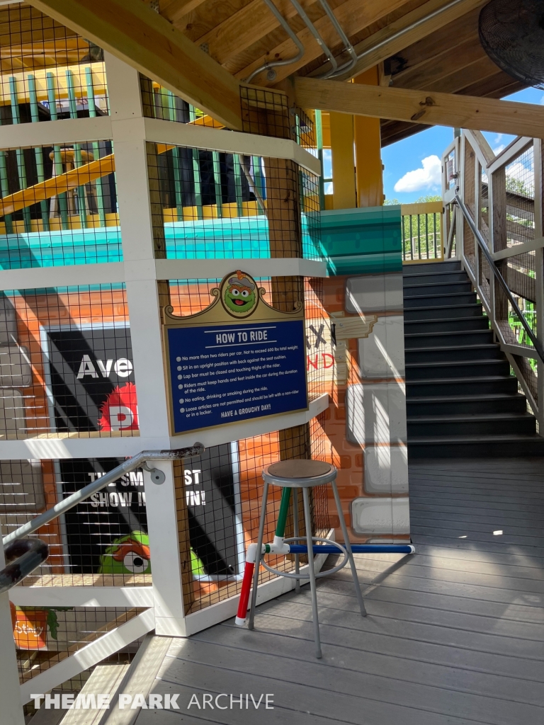 Oscar's Wacky Taxi at Sesame Place Philadelphia