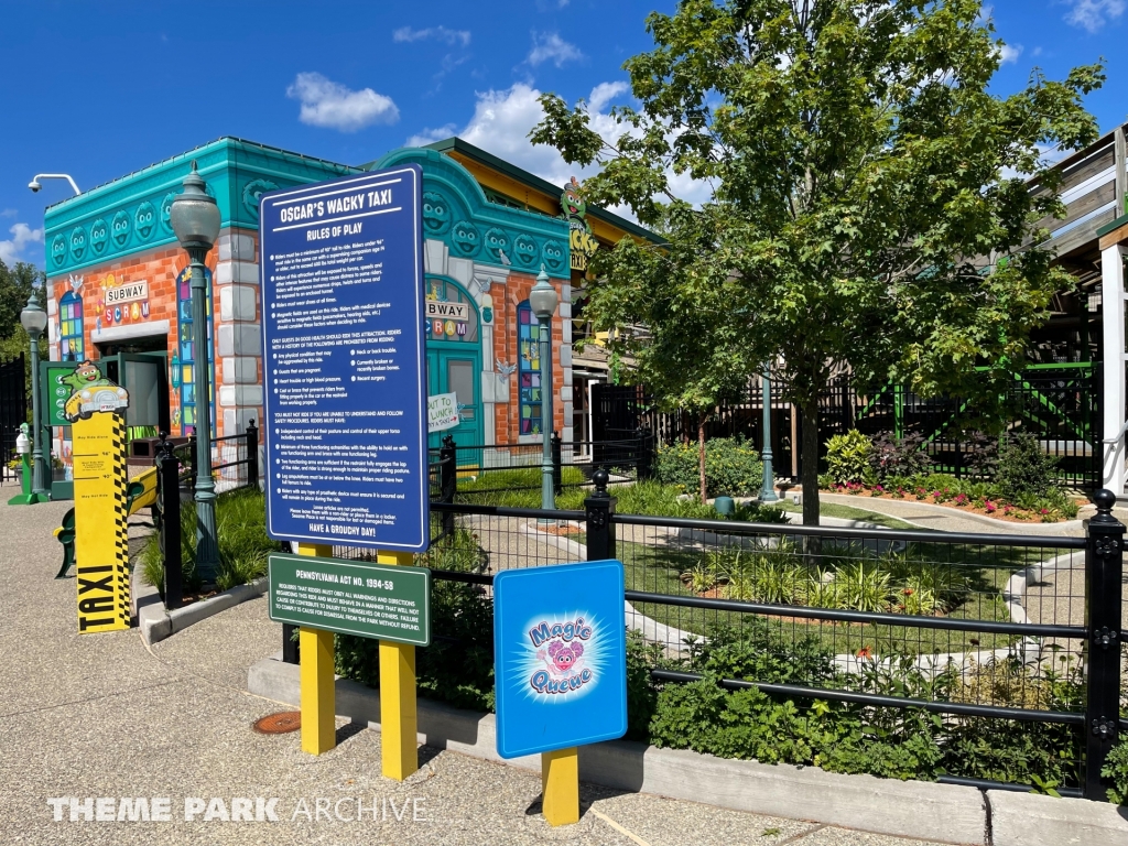 Oscar's Wacky Taxi at Sesame Place Philadelphia