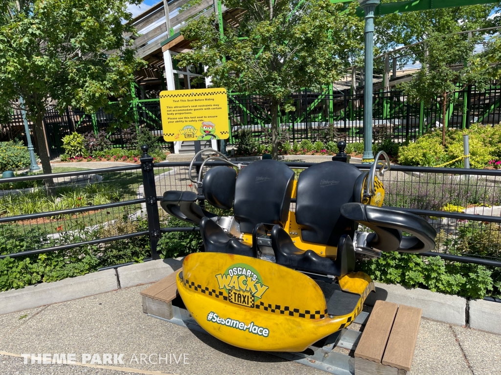 Oscar's Wacky Taxi at Sesame Place Philadelphia