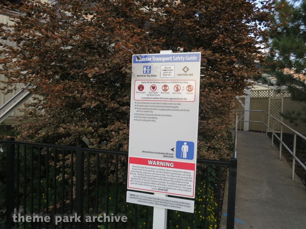 Disaster Transport at Cedar Point