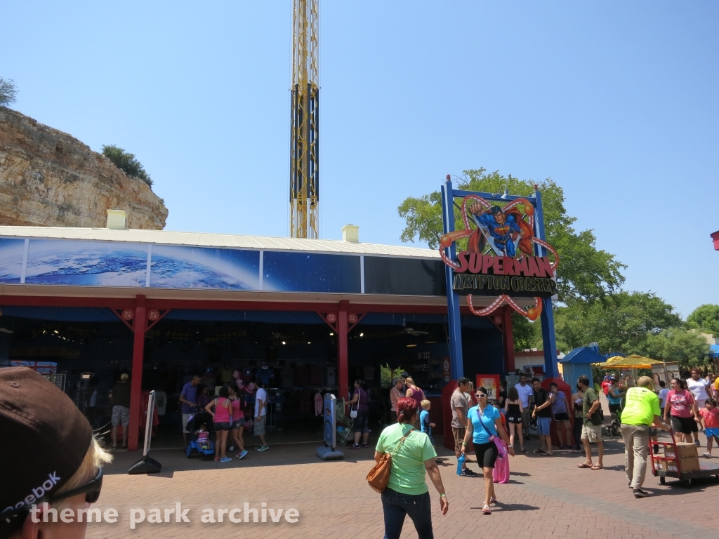 Superman Krypton Coaster at Six Flags Fiesta Texas