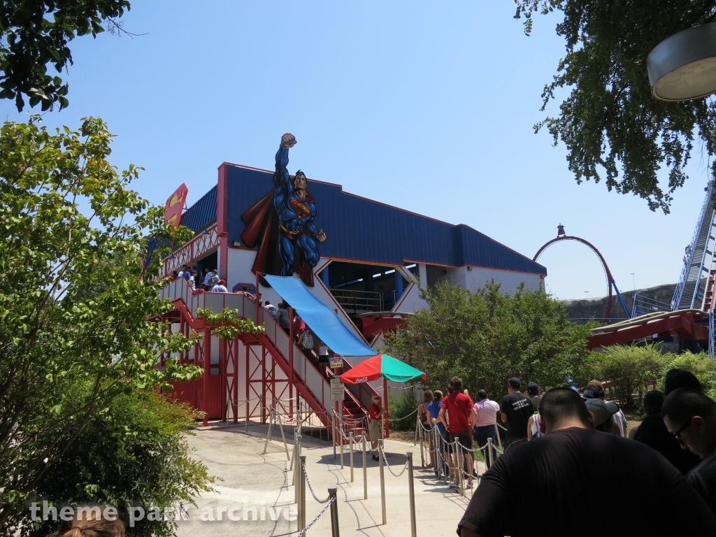 Superman Krypton Coaster at Six Flags Fiesta Texas