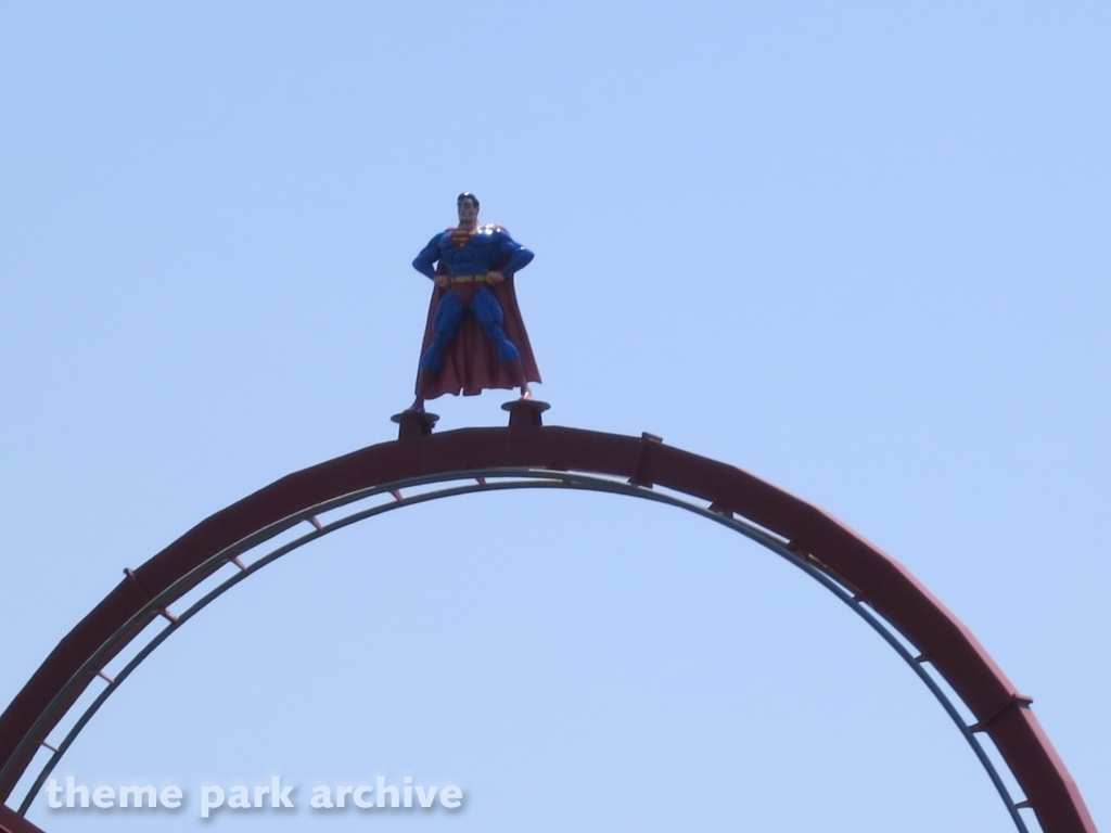 Superman Krypton Coaster at Six Flags Fiesta Texas