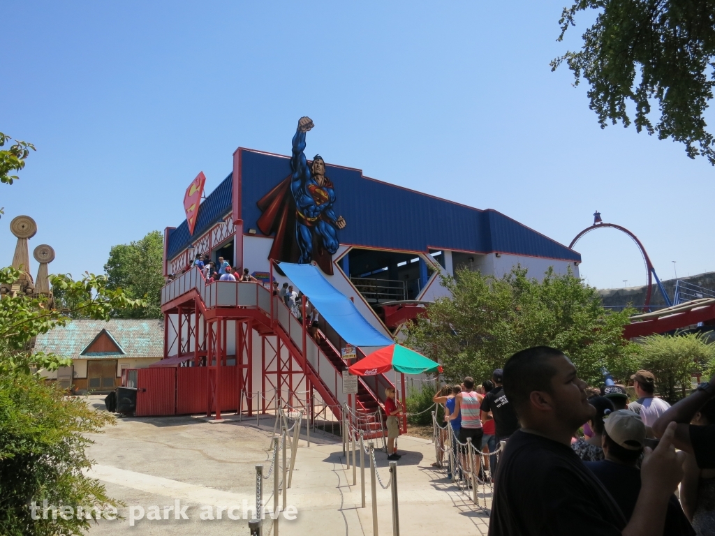 Superman Krypton Coaster at Six Flags Fiesta Texas
