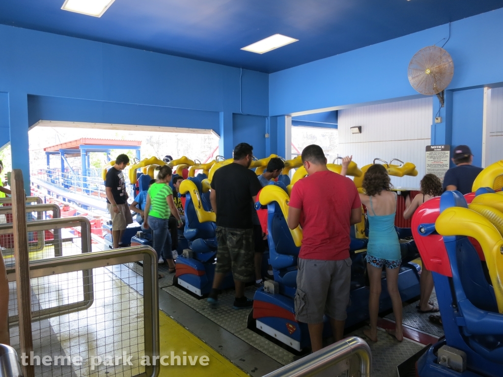 Superman Krypton Coaster at Six Flags Fiesta Texas