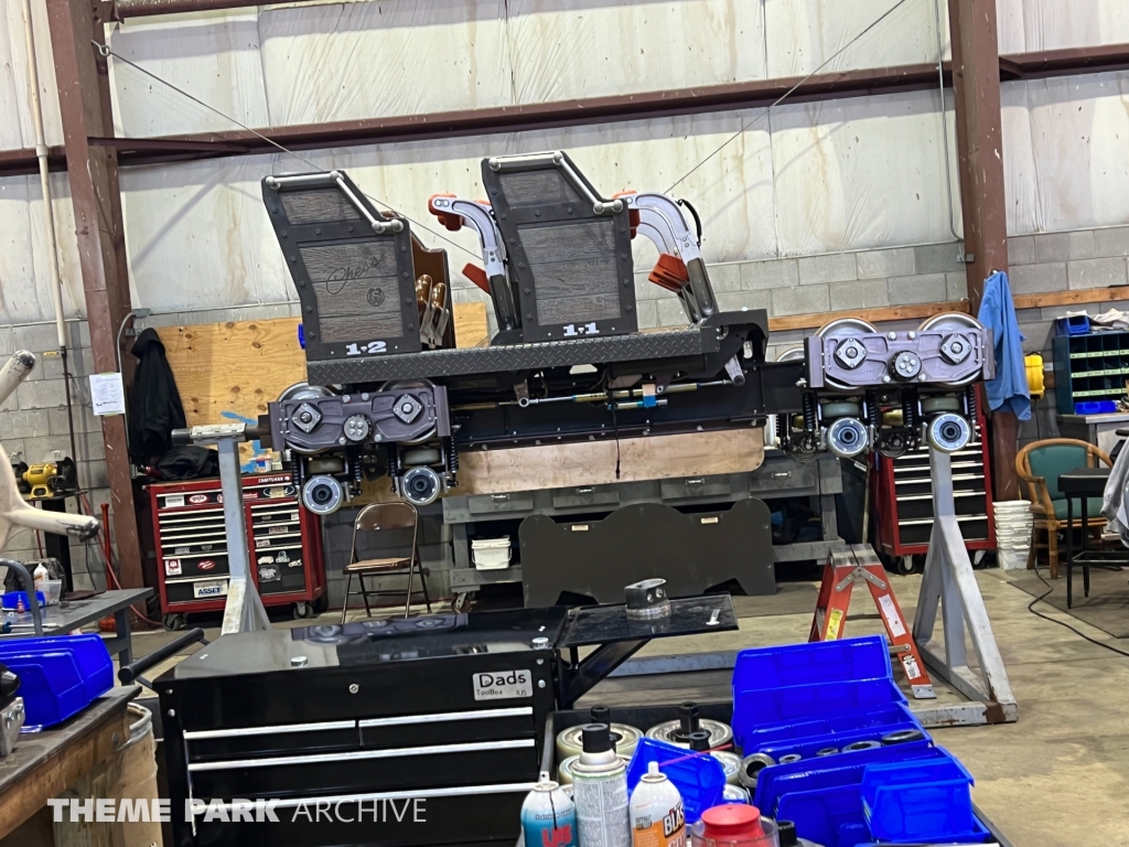 Maintenance Building on the Lake at Cedar Point