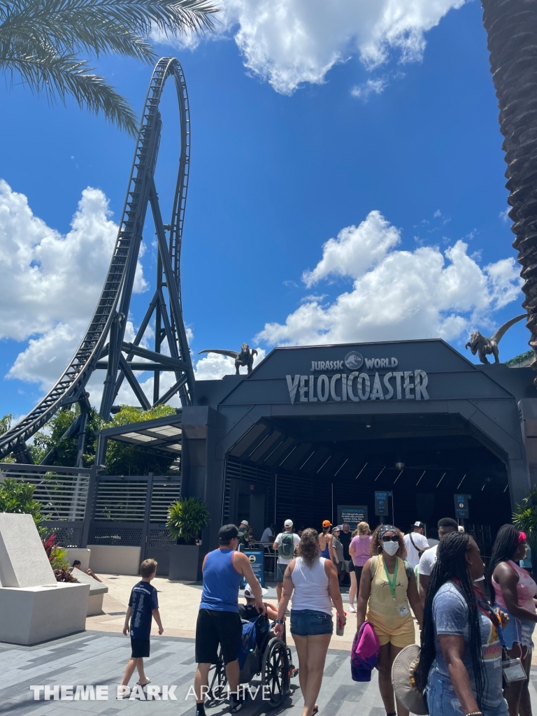Jurassic World VelociCoaster at Universal Islands of Adventure