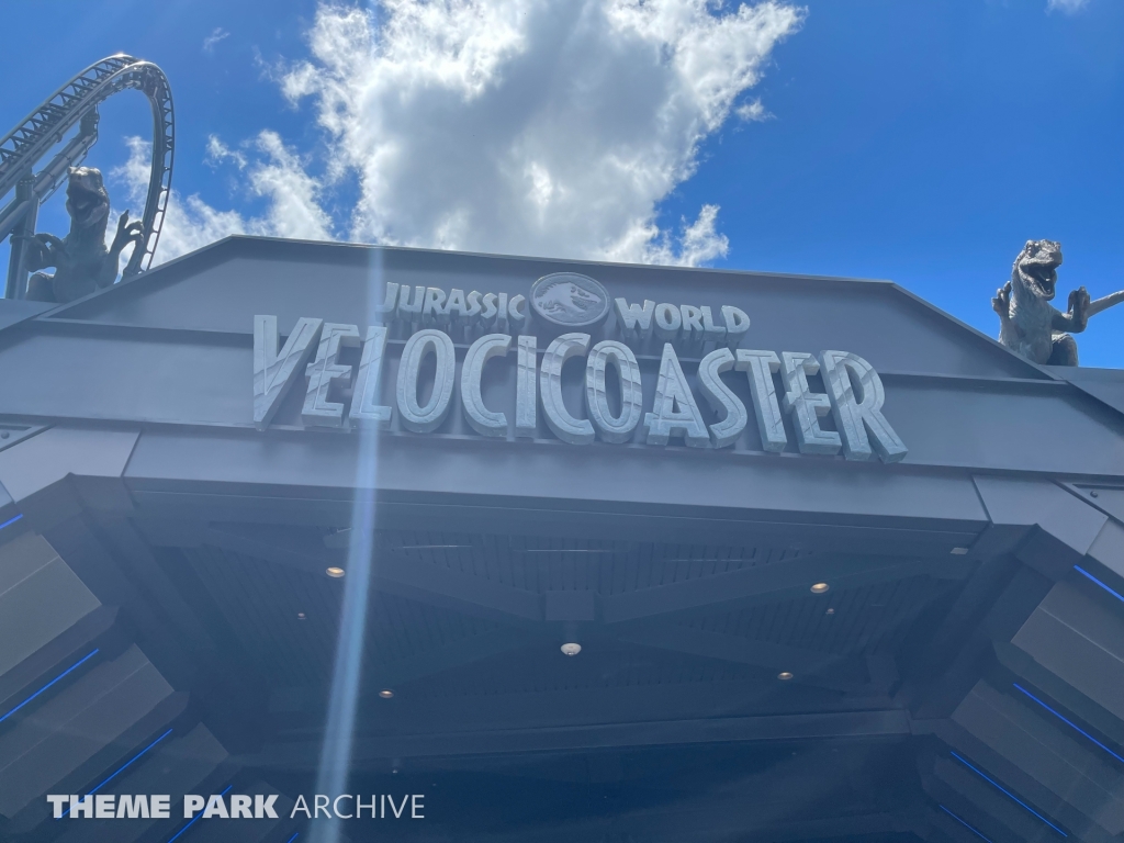 Jurassic World VelociCoaster at Universal Islands of Adventure