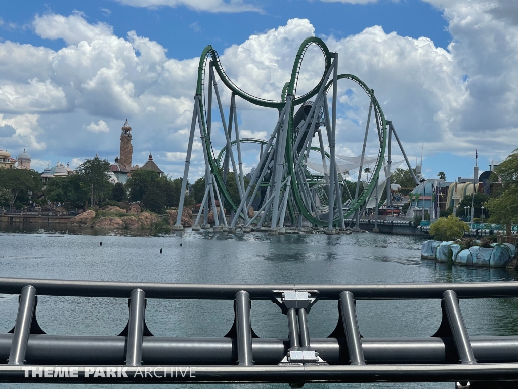 The Incredible Hulk Coaster at Universal Islands of Adventure