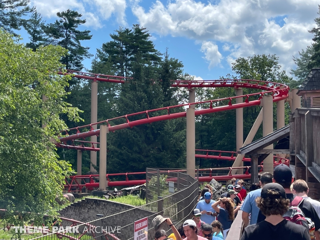 Canyon Blaster at Great Escape
