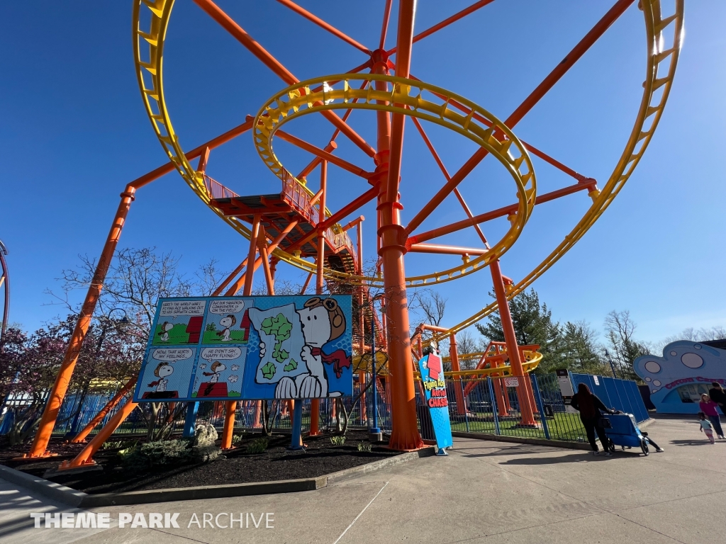 Flying Ace Aerial Chase at Kings Island