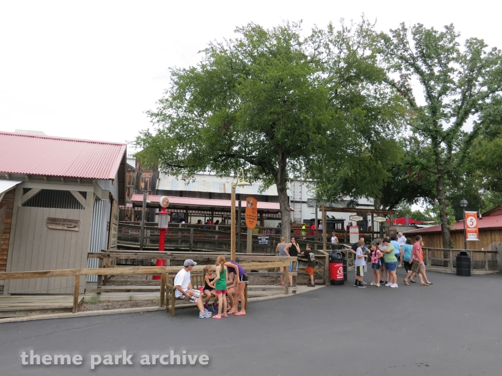 The Runaway Mine Train at Six Flags Over Texas
